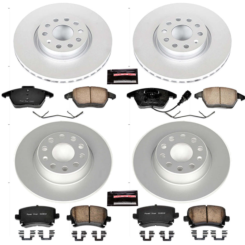 Power Stop CRK2260 - Z23 Evolution Sport Front And Rear Brake Kit vehicle fitment brake part