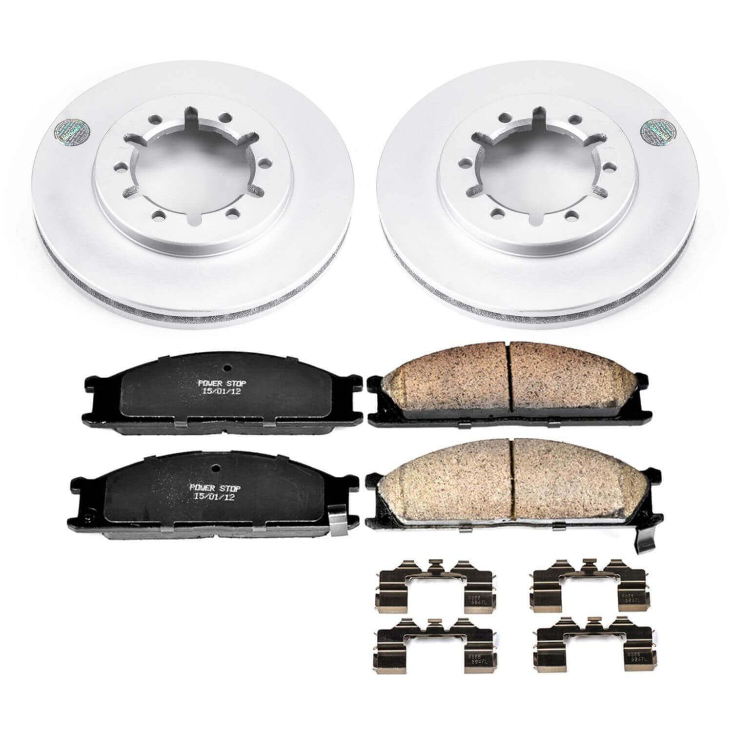 Power Stop CRK2278 Z17 Evolution Front Brake Kit for 1998-2004 Nissan Frontier Rear Wheel Drive product image