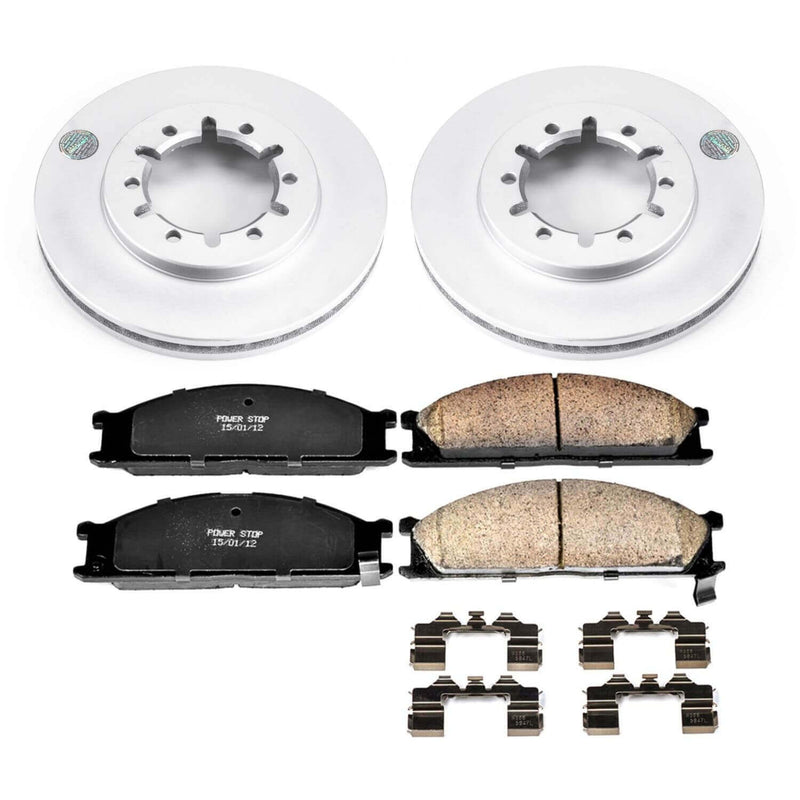 Power Stop CRK2278 Z17 Evolution Front Brake Kit for 1998-2004 Nissan Frontier Rear Wheel Drive product image