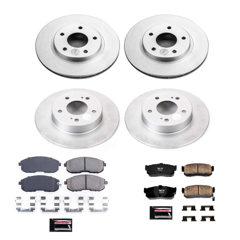 Power Stop CRK2281 Z17 Evolution Front And Rear Brake Kit for 2000-2001 Infiniti I30 product image