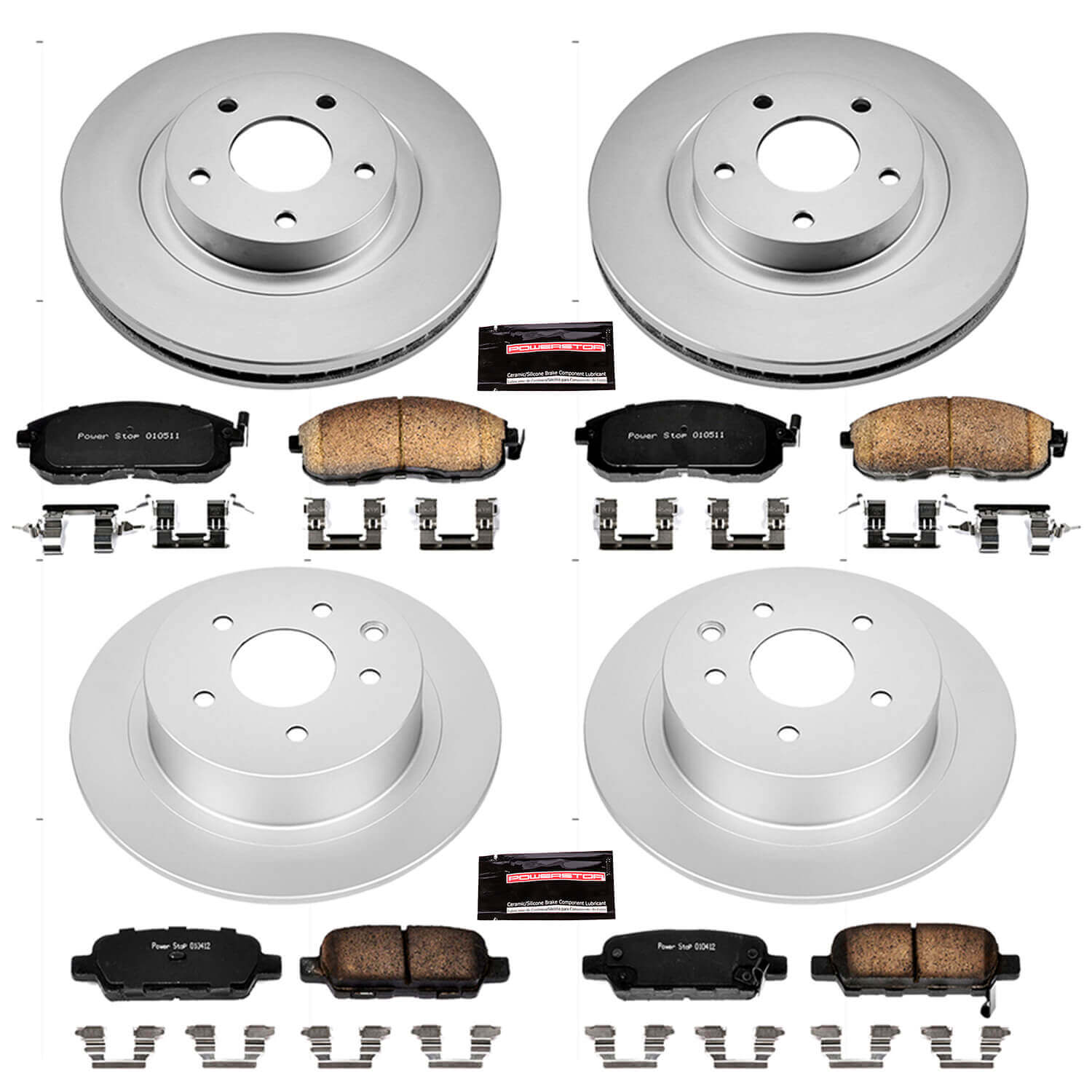 Power Stop CRK2283 - Z17 Evolution Front And Rear Brake Kit vehicle fitment brake part