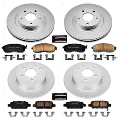 Power Stop CRK2283 - Z17 Evolution Front And Rear Brake Kit vehicle fitment brake part