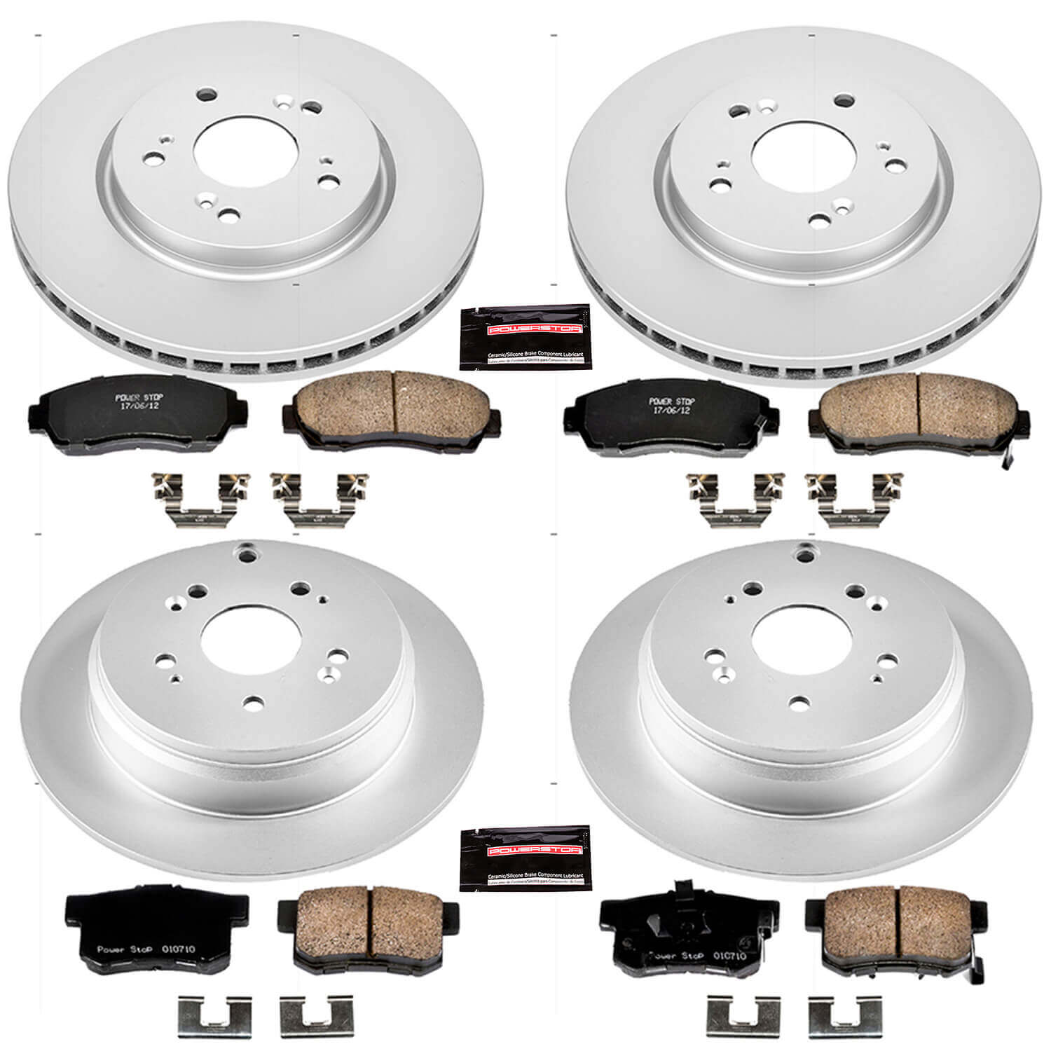 Power Stop CRK229 - Z17 Evolution Front And Rear Brake Kit vehicle fitment brake part