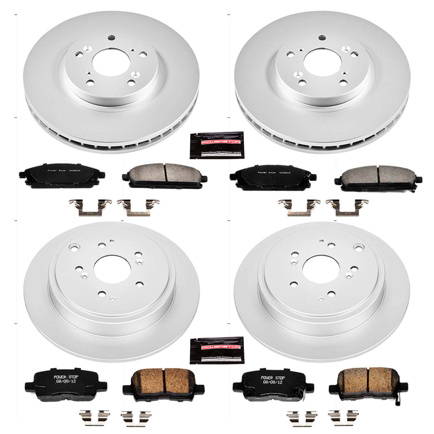 Power Stop CRK2291 - Z17 Evolution Front And Rear Brake Kit vehicle fitment brake part