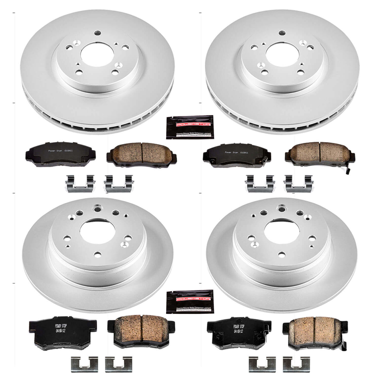 Power Stop CRK2295 - Z17 Evolution Front And Rear Brake Kit vehicle fitment brake part