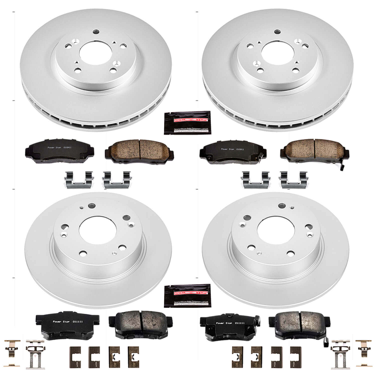 Power Stop CRK2297 - Z17 Evolution Front And Rear Brake Kit vehicle fitment brake part
