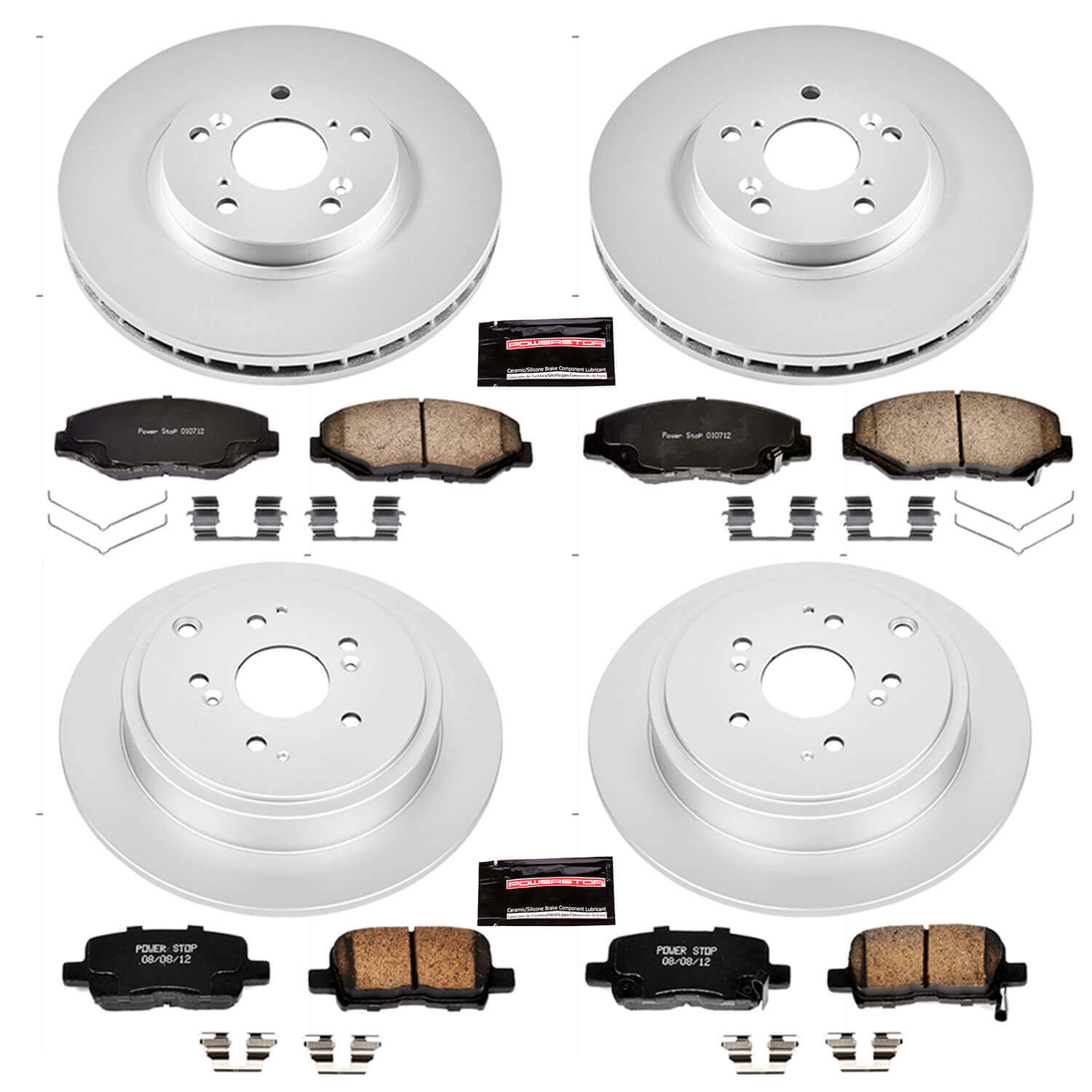 Power Stop CRK2303 - Z17 Evolution Front And Rear Brake Kit vehicle fitment brake part