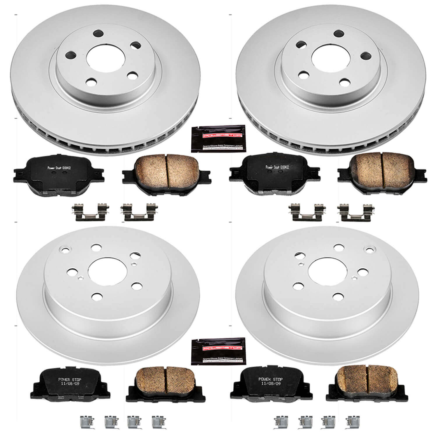 Power Stop CRK2315 - Z17 Evolution Front And Rear Brake Kit vehicle fitment brake part