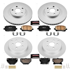 Power Stop CRK2317 - Z17 Evolution Front And Rear Brake Kit vehicle fitment brake part