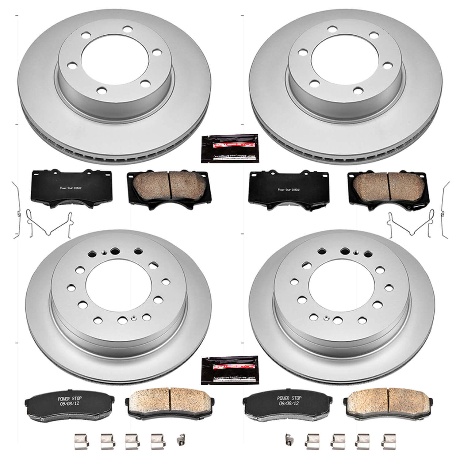 Power Stop CRK2325 - Z17 Evolution Front And Rear Brake Kit vehicle fitment brake part