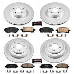Power Stop CRK2371 - Z17 Evolution Front And Rear Brake Kit vehicle fitment brake part