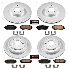 Power Stop CRK2376 - Z17 Evolution Front And Rear Brake Kit vehicle fitment brake part