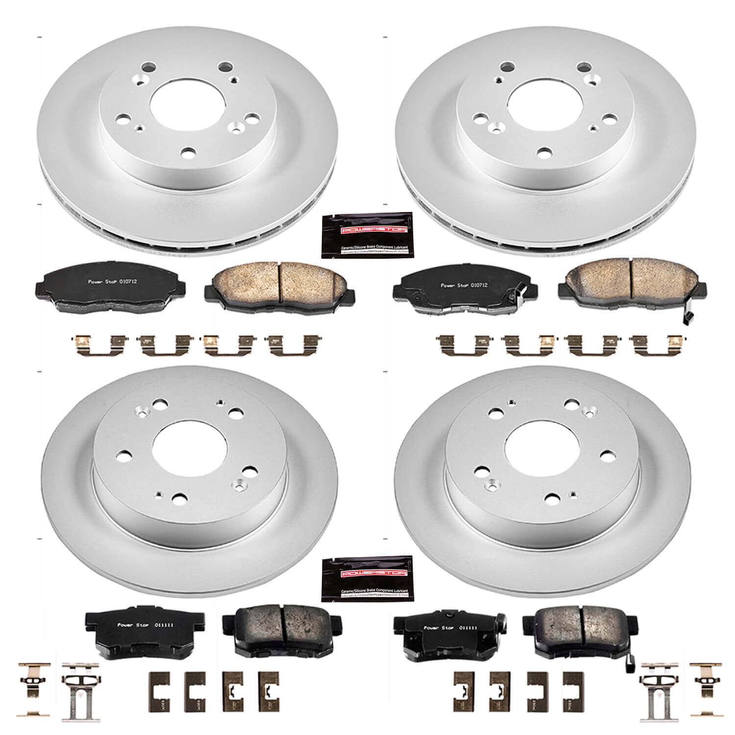 Power Stop CRK2385 - Z17 Evolution Front And Rear Brake Kit vehicle fitment brake part