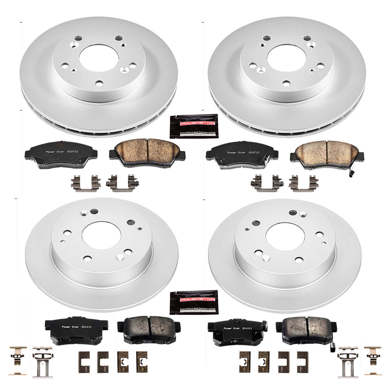 Power Stop CRK2387 - Z17 Evolution Front And Rear Brake Kit vehicle fitment brake part
