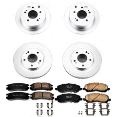 Power Stop CRK2395 - Z17 Evolution Front And Rear Brake Kit vehicle fitment brake part