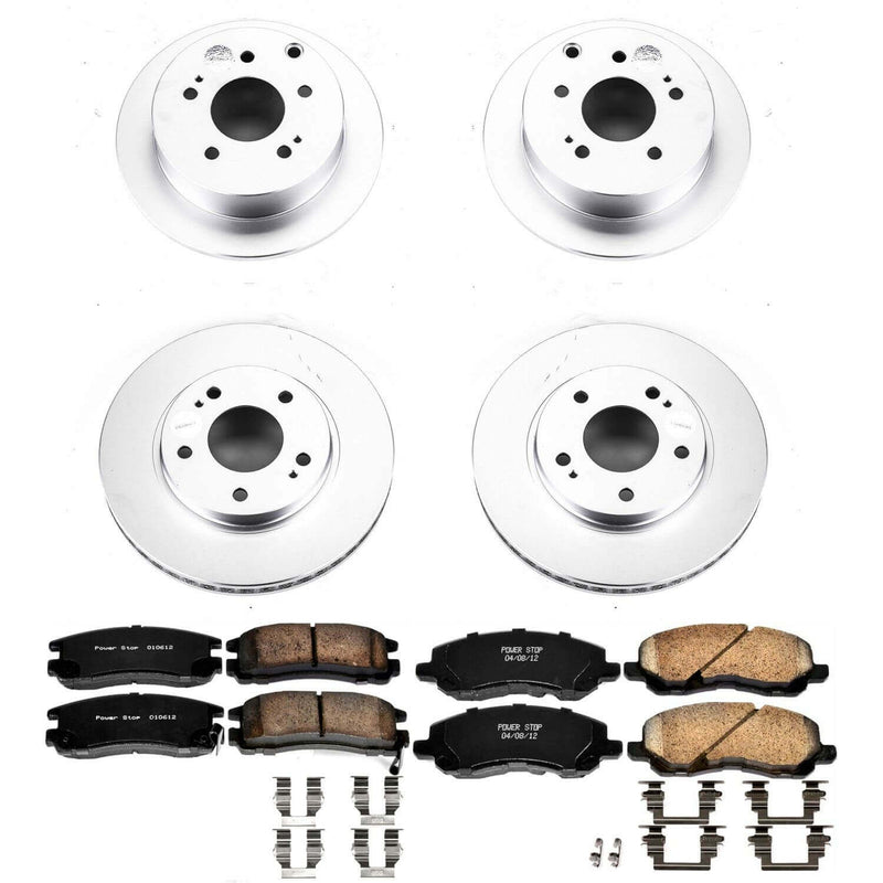 Power Stop CRK2395 - Z17 Evolution Front And Rear Brake Kit vehicle fitment brake part