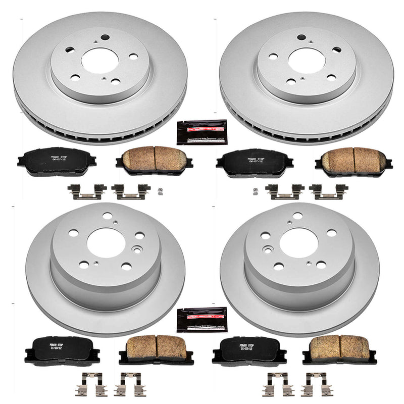 Power Stop CRK2413 - Z17 Evolution Front And Rear Brake Kit vehicle fitment brake part