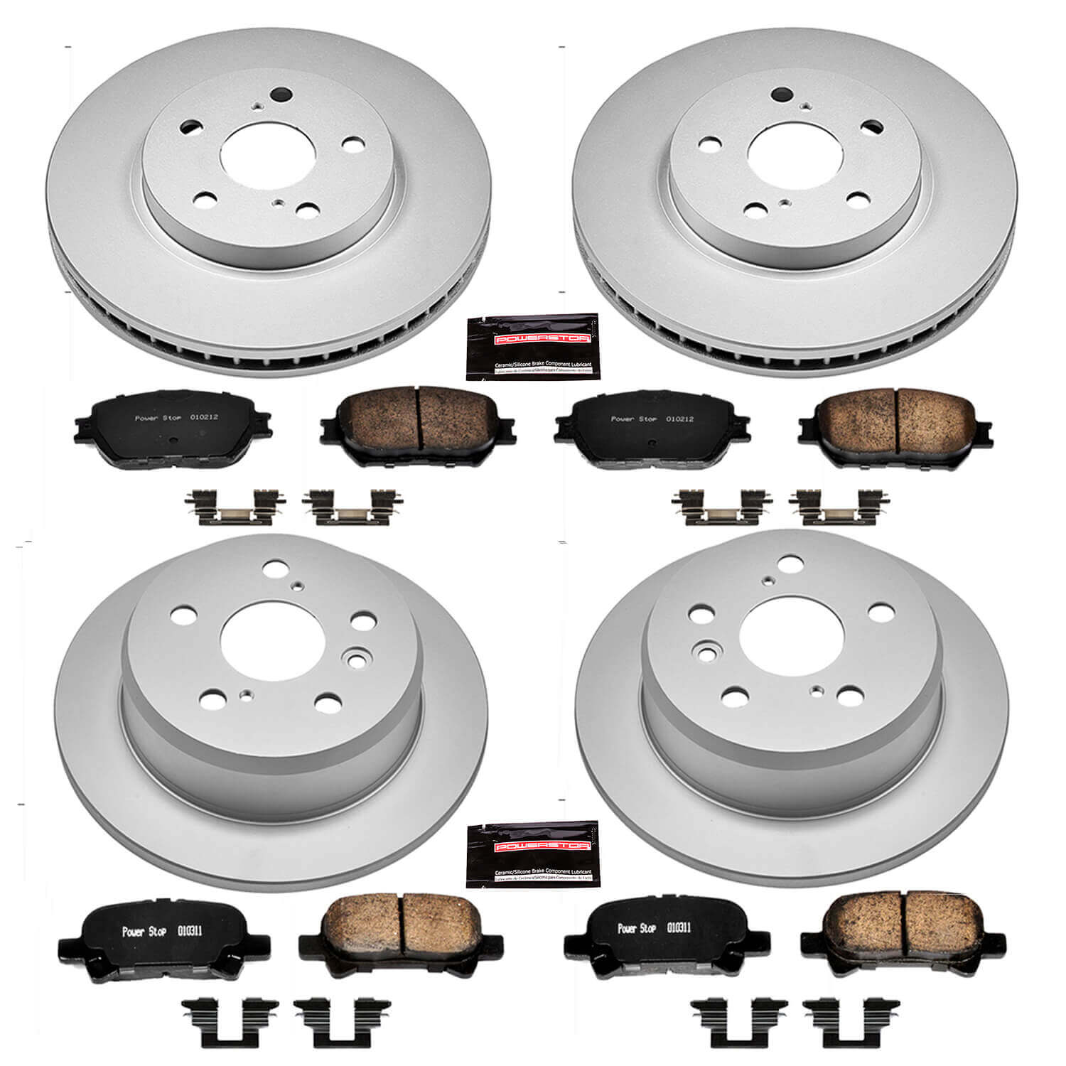 Power Stop CRK2415 - Z17 Evolution Front And Rear Brake Kit vehicle fitment brake part
