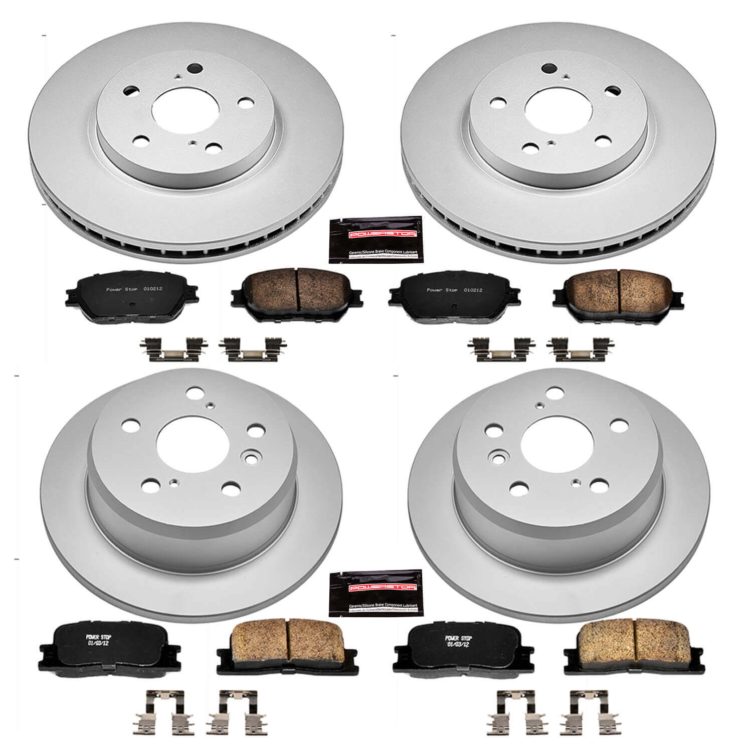 Power Stop CRK2416 - Z17 Evolution Front And Rear Brake Kit vehicle fitment brake part