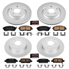 Power Stop CRK242 - Z17 Evolution Front And Rear Brake Kit vehicle fitment brake part
