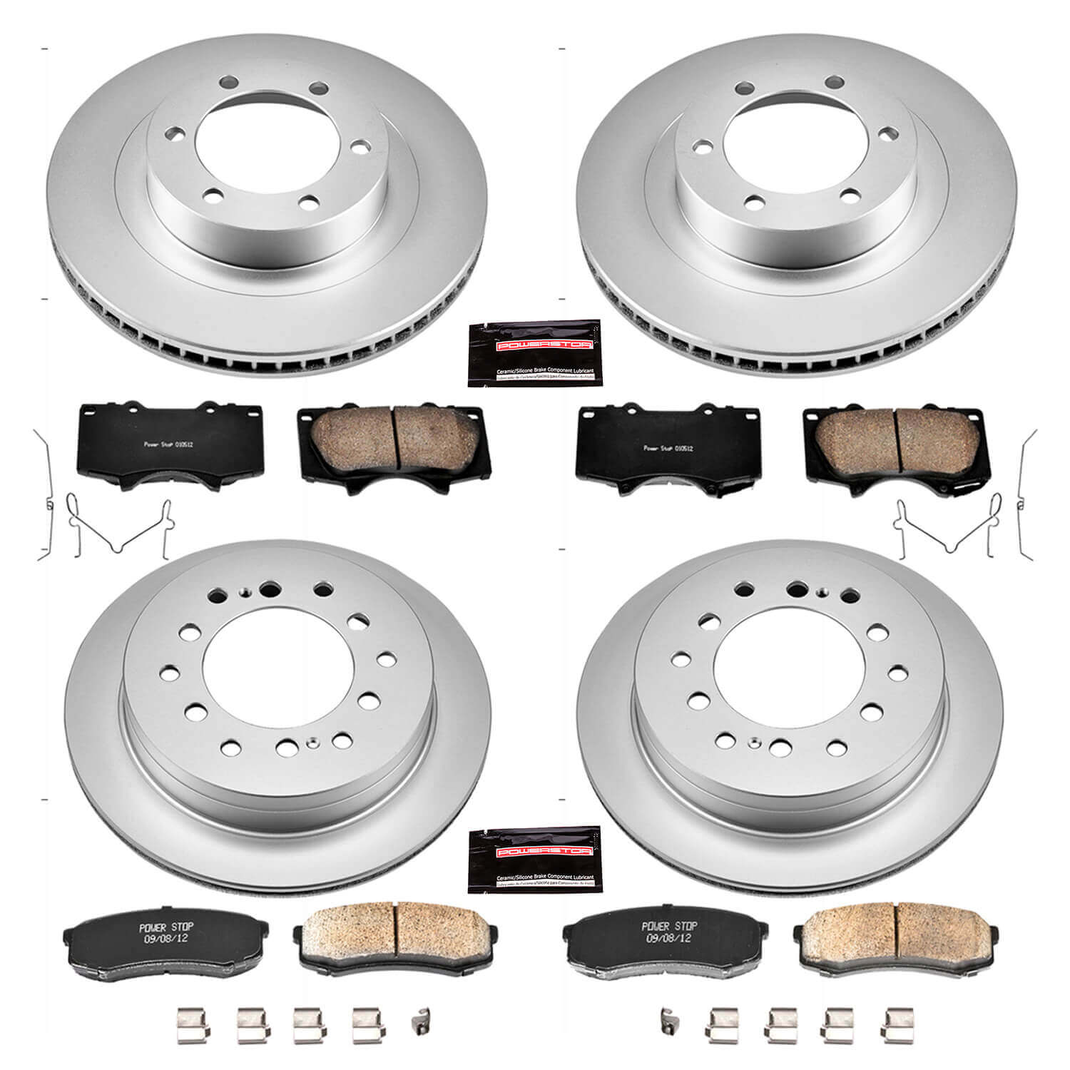 Power Stop CRK2422 - Z17 Evolution Front And Rear Brake Kit vehicle fitment brake part