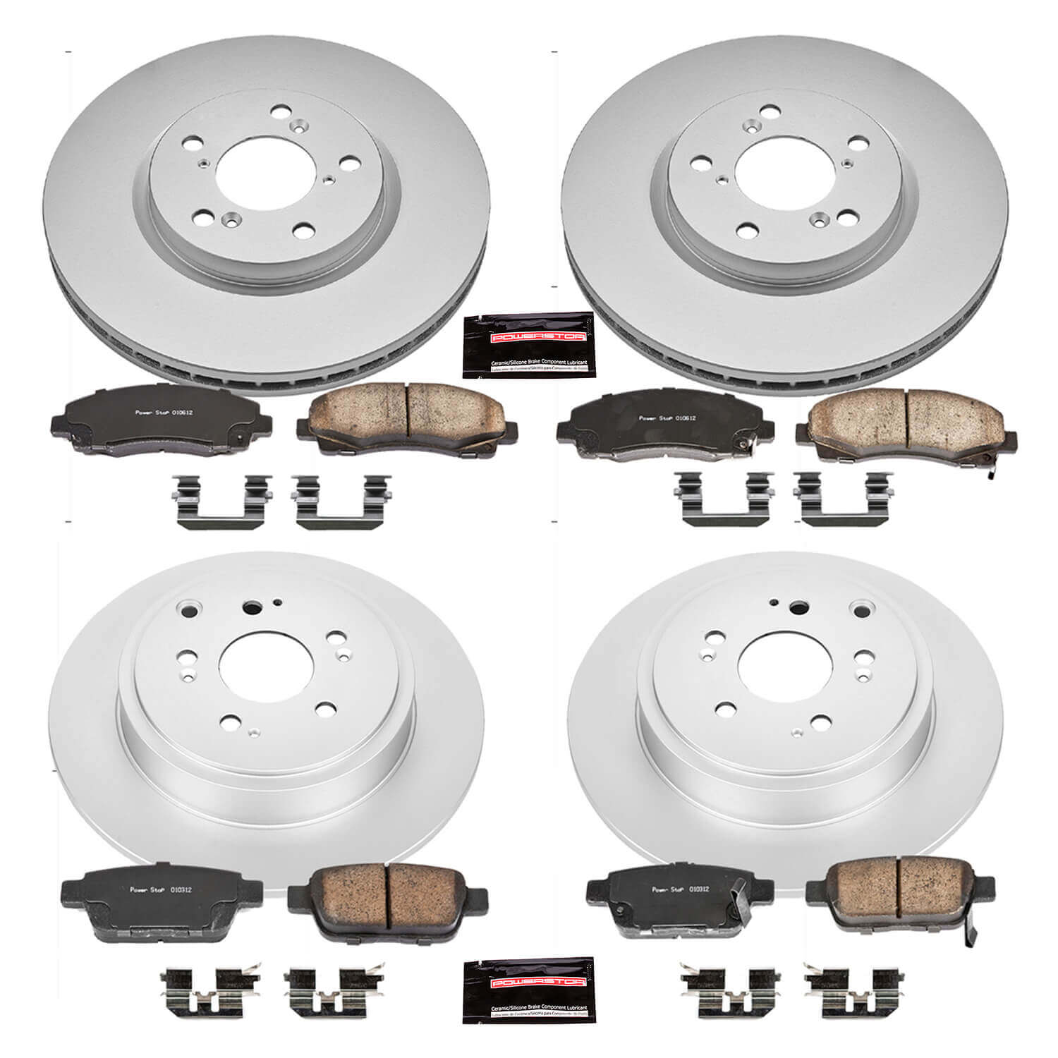 Power Stop CRK2430 - Z17 Evolution Front And Rear Brake Kit vehicle fitment brake part