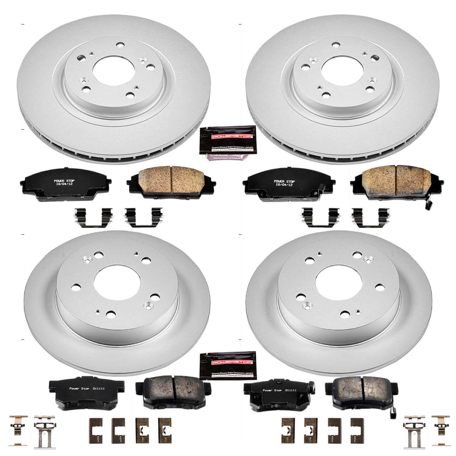 Power Stop CRK2440 - Z17 Evolution Front And Rear Brake Kit vehicle fitment brake part