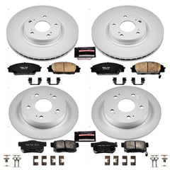 Power Stop CRK2440 - Z17 Evolution Front And Rear Brake Kit vehicle fitment brake part
