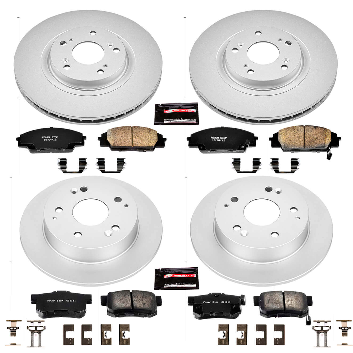 Power Stop CRK2441 - Z17 Evolution Front And Rear Brake Kit vehicle fitment brake part