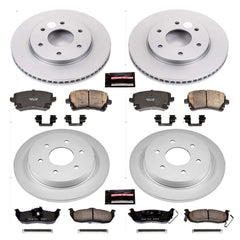 Power Stop CRK2443 - Z17 Evolution Front And Rear Brake Kit vehicle fitment brake part