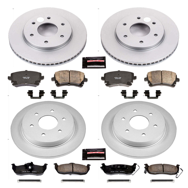 Power Stop CRK2443 - Z17 Evolution Front And Rear Brake Kit vehicle fitment brake part