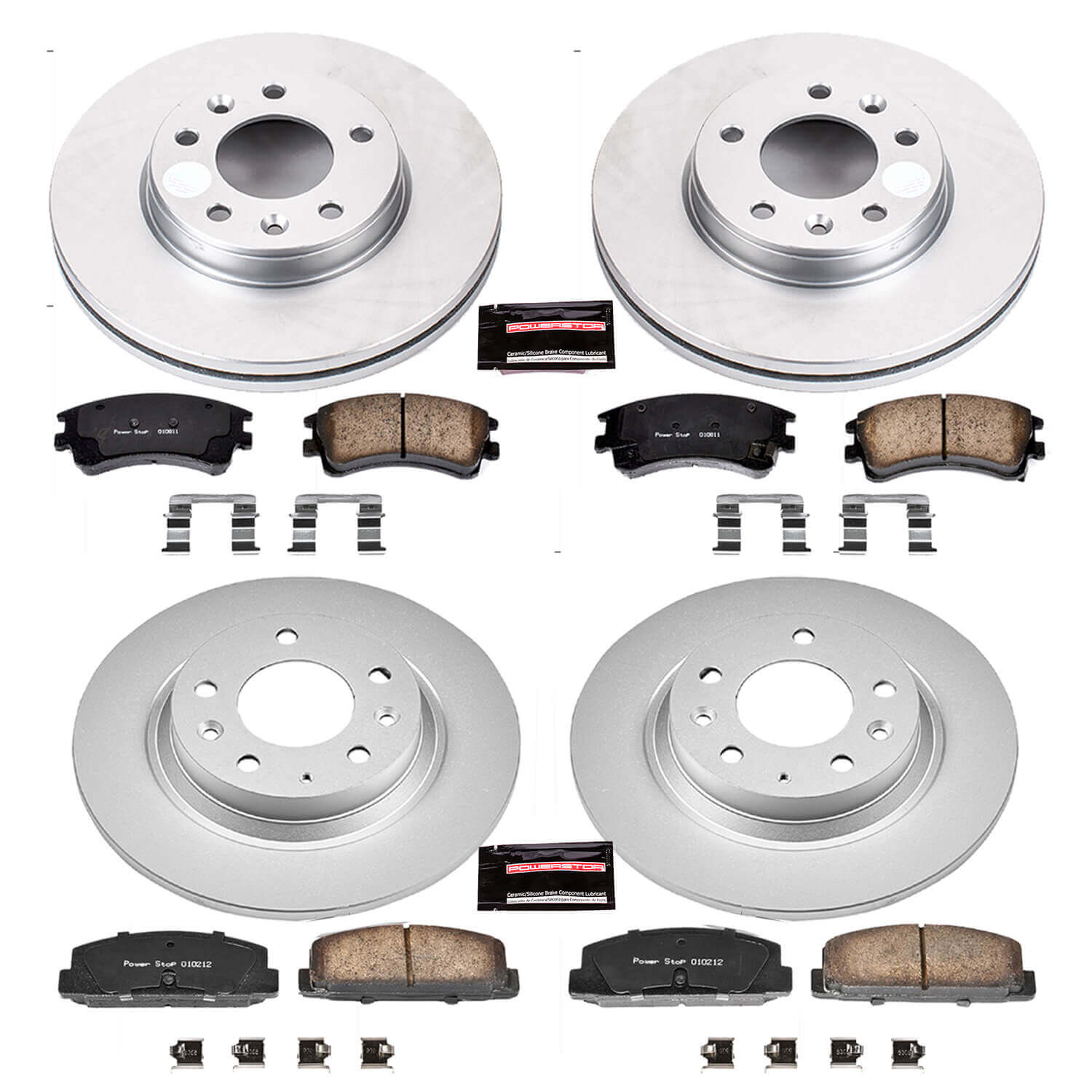 Power Stop CRK2449 - Z17 Evolution Front And Rear Brake Kit vehicle fitment brake part