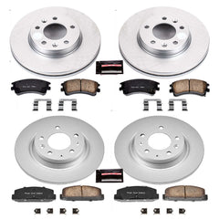 Power Stop CRK2449 - Z17 Evolution Front And Rear Brake Kit vehicle fitment brake part