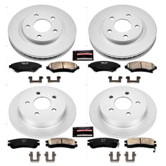 Power Stop CRK2554 - Z17 Evolution Front And Rear Brake Kit vehicle fitment brake part