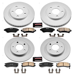 Power Stop CRK2556 - Z17 Evolution Front And Rear Brake Kit vehicle fitment brake part