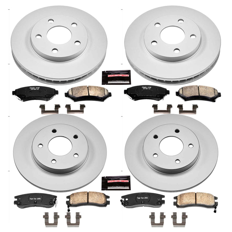 Power Stop CRK2556 - Z17 Evolution Front And Rear Brake Kit vehicle fitment brake part
