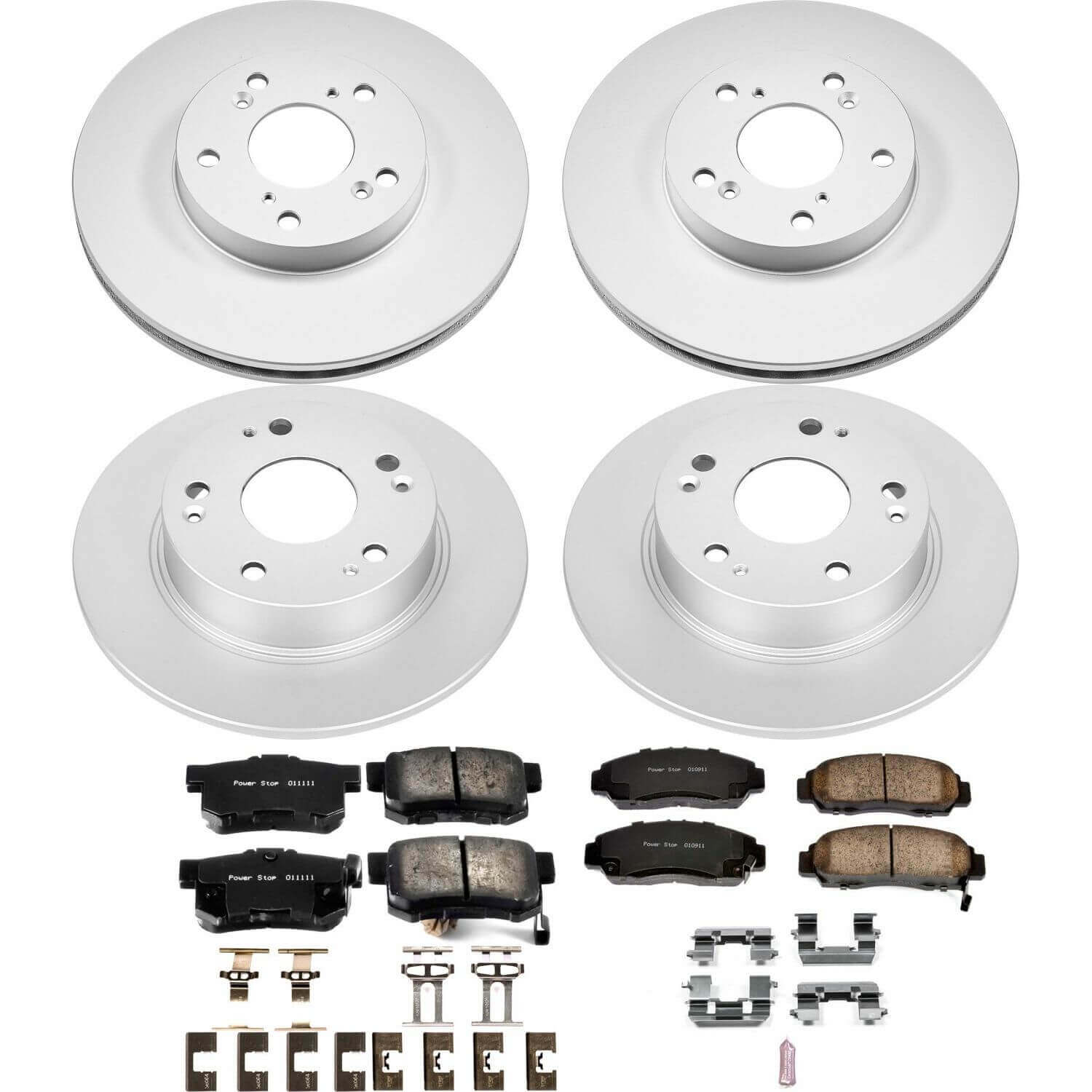 Power Stop CRK2557 - Z17 Evolution Front And Rear Brake Kit vehicle fitment brake part