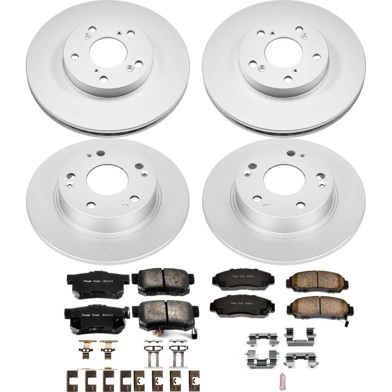 Power Stop CRK2557 - Z17 Evolution Front And Rear Brake Kit vehicle fitment brake part