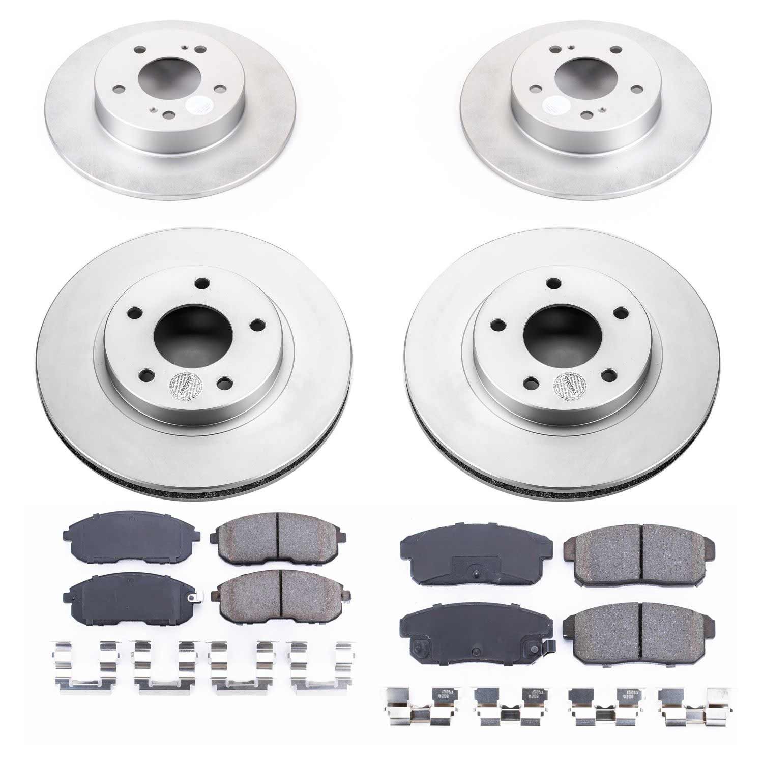 Power Stop CRK2703 Z17 Evolution Front And Rear Brake Kit for 2001 Infiniti I30 product image