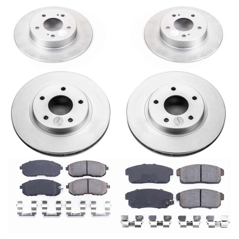 Power Stop CRK2703 Z17 Evolution Front And Rear Brake Kit for 2001 Infiniti I30 product image