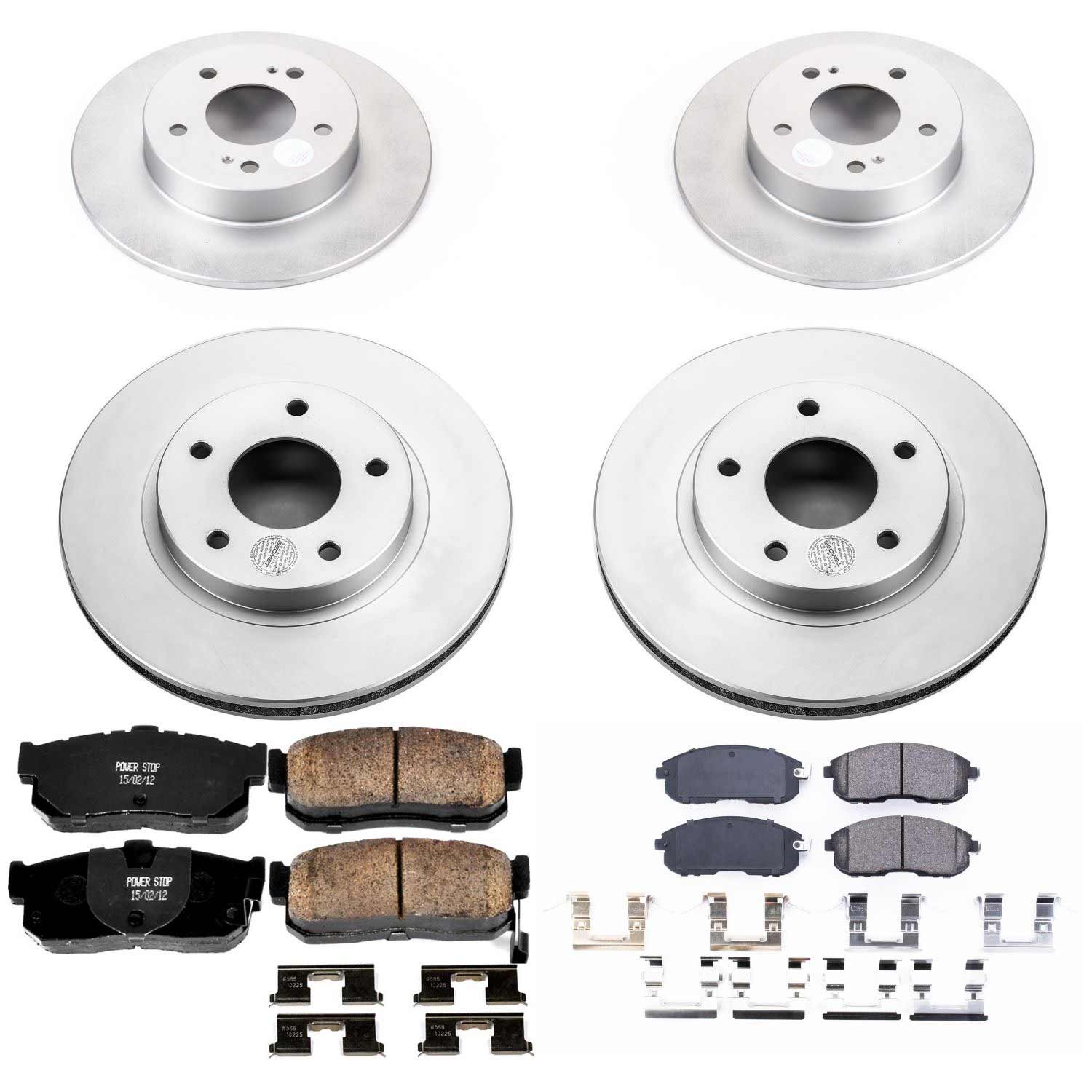 Power Stop CRK2704 Z17 Evolution Front And Rear Brake Kit for 1999-2001 Nissan Maxima product image