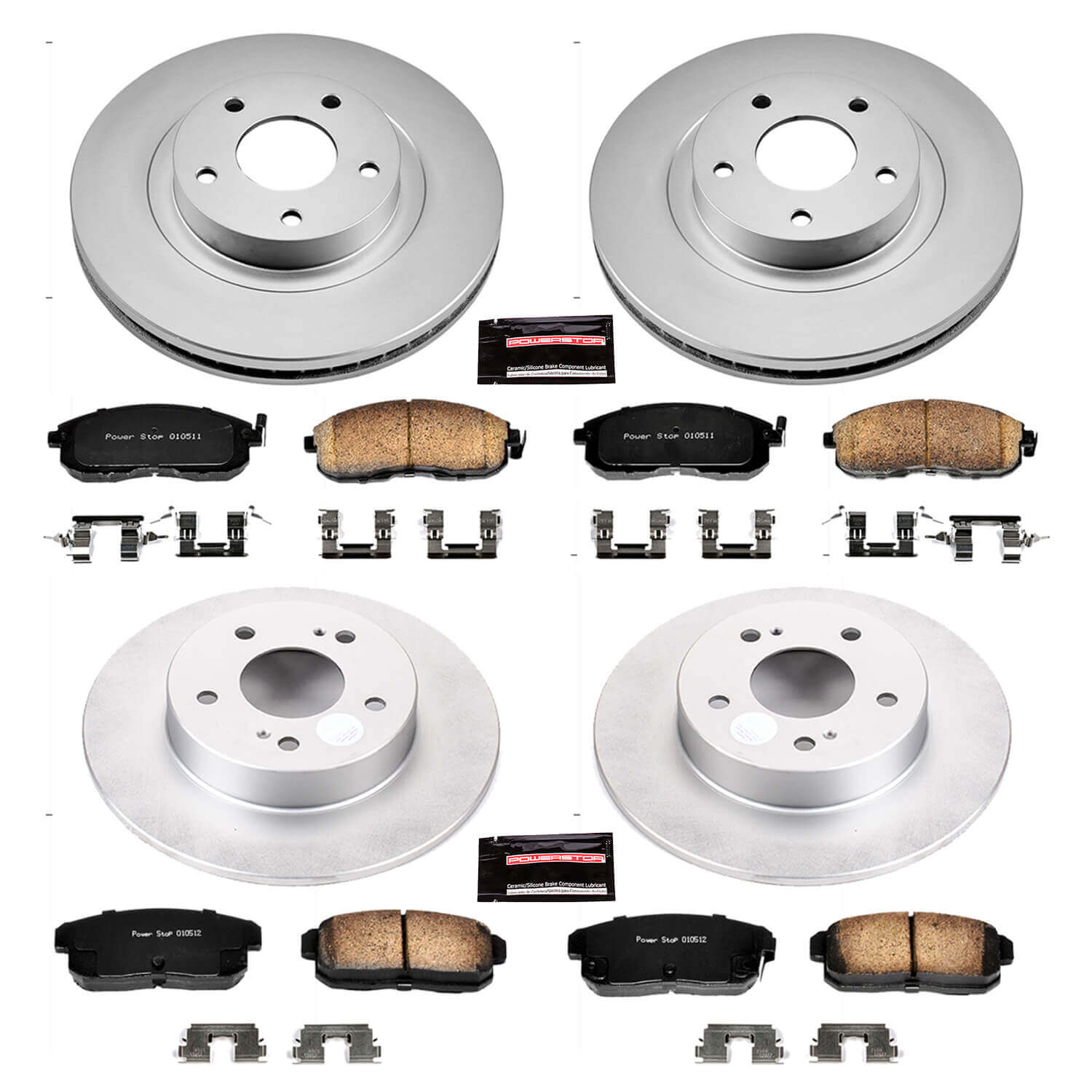 Power Stop CRK2706 - Z17 Evolution Front And Rear Brake Kit vehicle fitment brake part