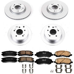 Power Stop CRK2711 - Z17 Evolution Front And Rear Brake Kit vehicle fitment brake part