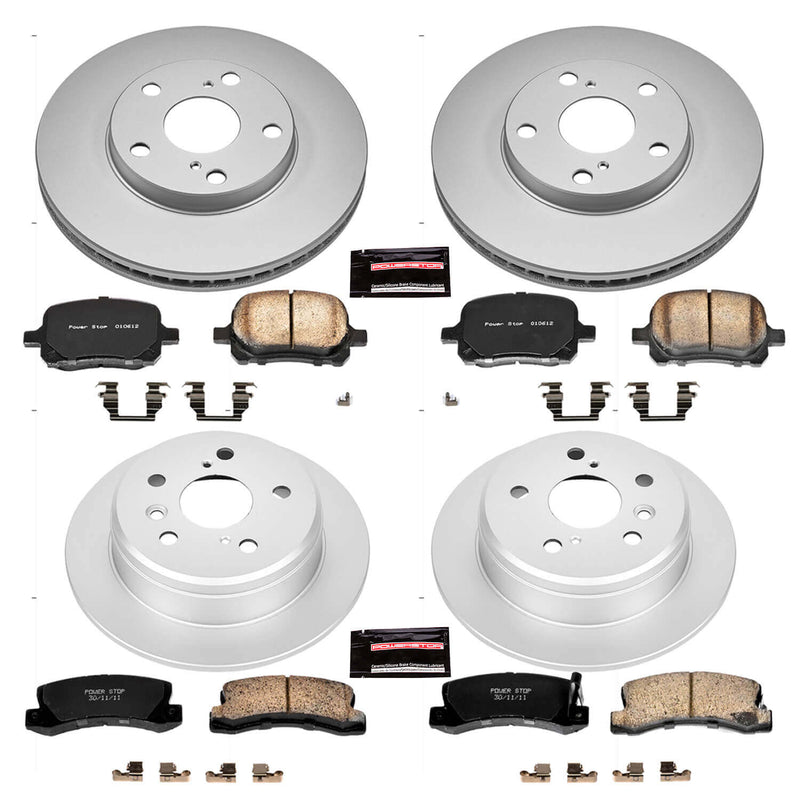 Power Stop CRK2713 - Z17 Evolution Front And Rear Brake Kit vehicle fitment brake part