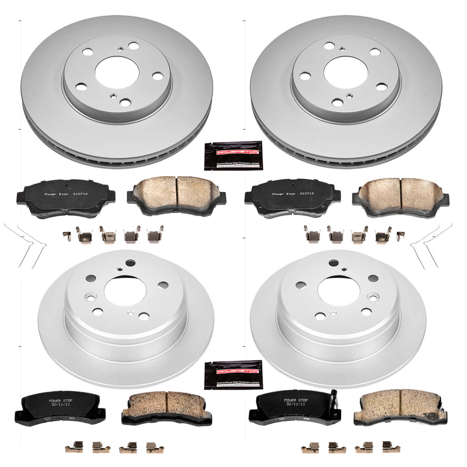 Power Stop CRK2714 - Z17 Evolution Front And Rear Brake Kit vehicle fitment brake part