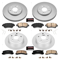 Power Stop CRK2714 - Z17 Evolution Front And Rear Brake Kit vehicle fitment brake part