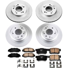 Power Stop CRK2717 Z17 Evolution Front And Rear Brake Kit for 1991-1993 Acura Legend product image