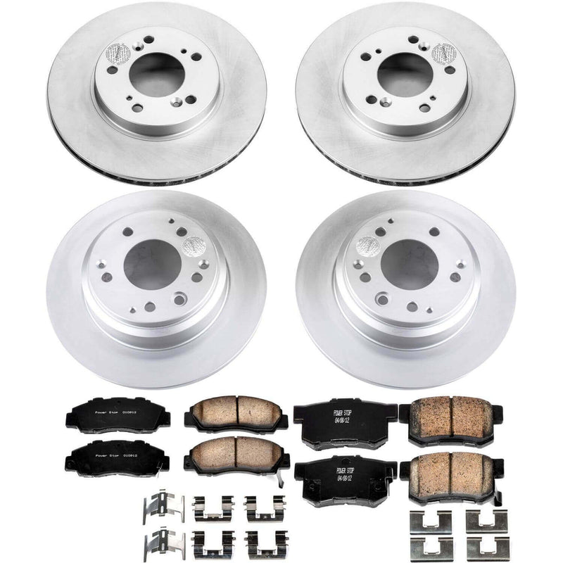 Power Stop CRK2717 Z17 Evolution Front And Rear Brake Kit for 1991-1993 Acura Legend product image
