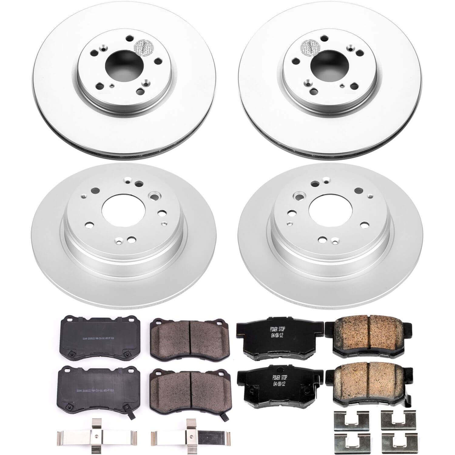 Power Stop CRK2718 Z17 Evolution Front And Rear Brake Kit for 2004-2008 Acura TL product image