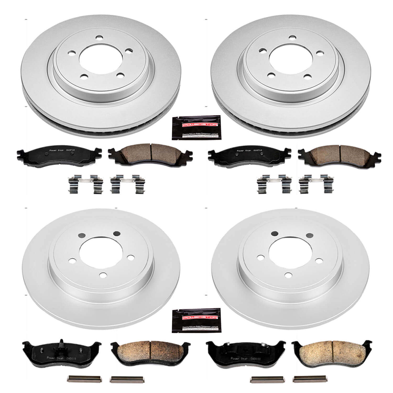 Power Stop CRK2721 - Z17 Evolution Front And Rear Brake Kit vehicle fitment brake part